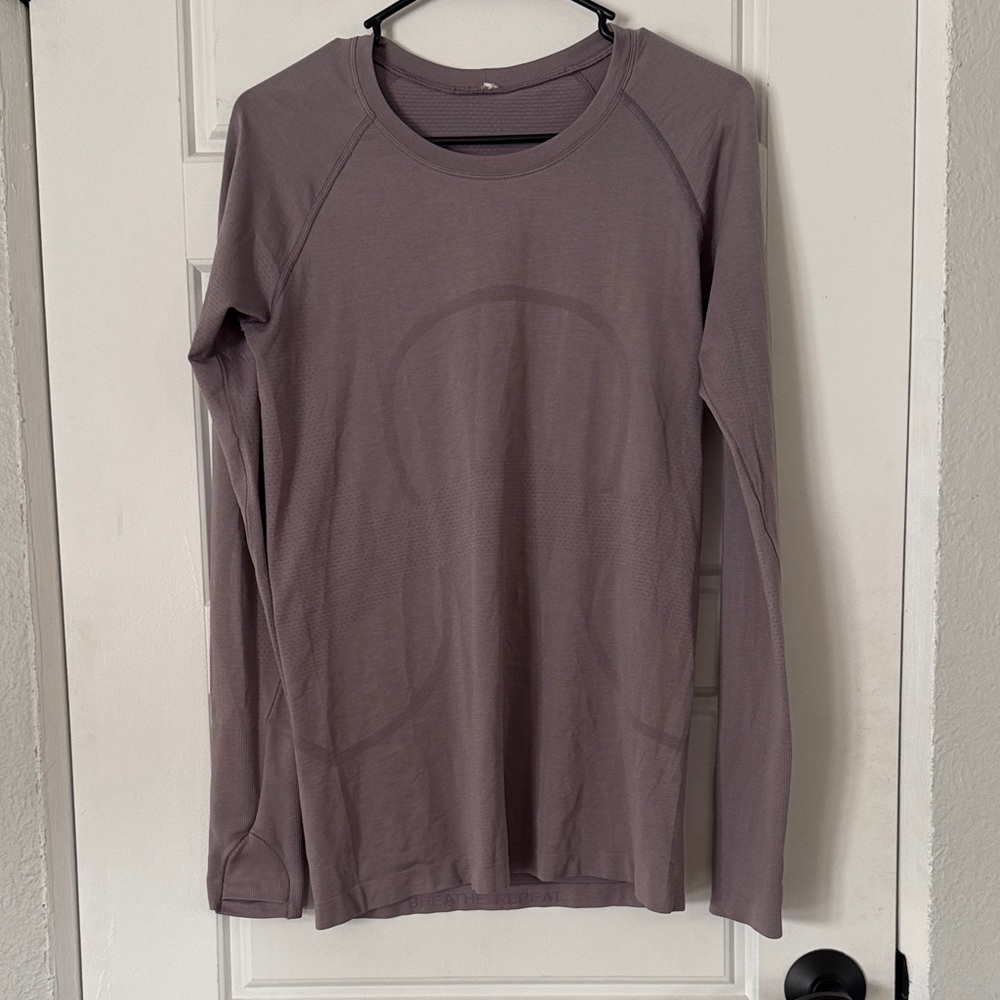 lululemon athletica Swiftly Long Sleeve Top - purple